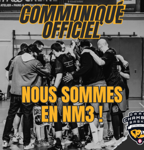 Nous sommes en NM3 !