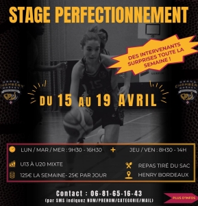 Stage de Perfectionnement 🏀